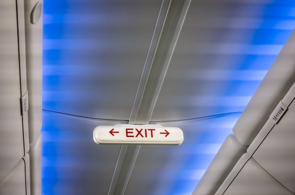 Noodverlichting exit bord