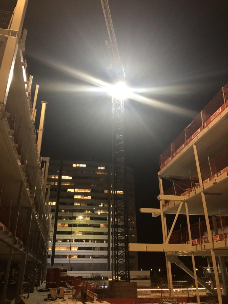 Stravers bouwkraanverlichting