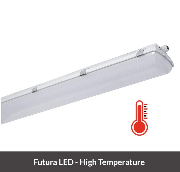 Futura LED armatuur hoge temperaturen