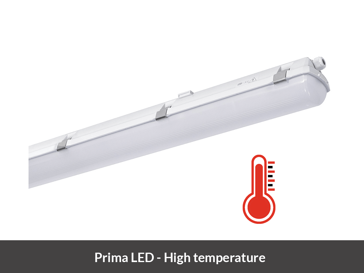 LED armatuur Prima LED bestand tegen hoge temperaturen