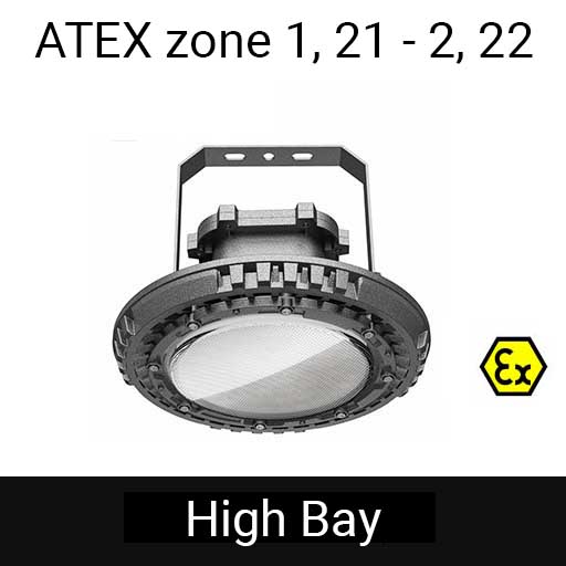 Highbay, ATEX zone 2, ATEX zone 1