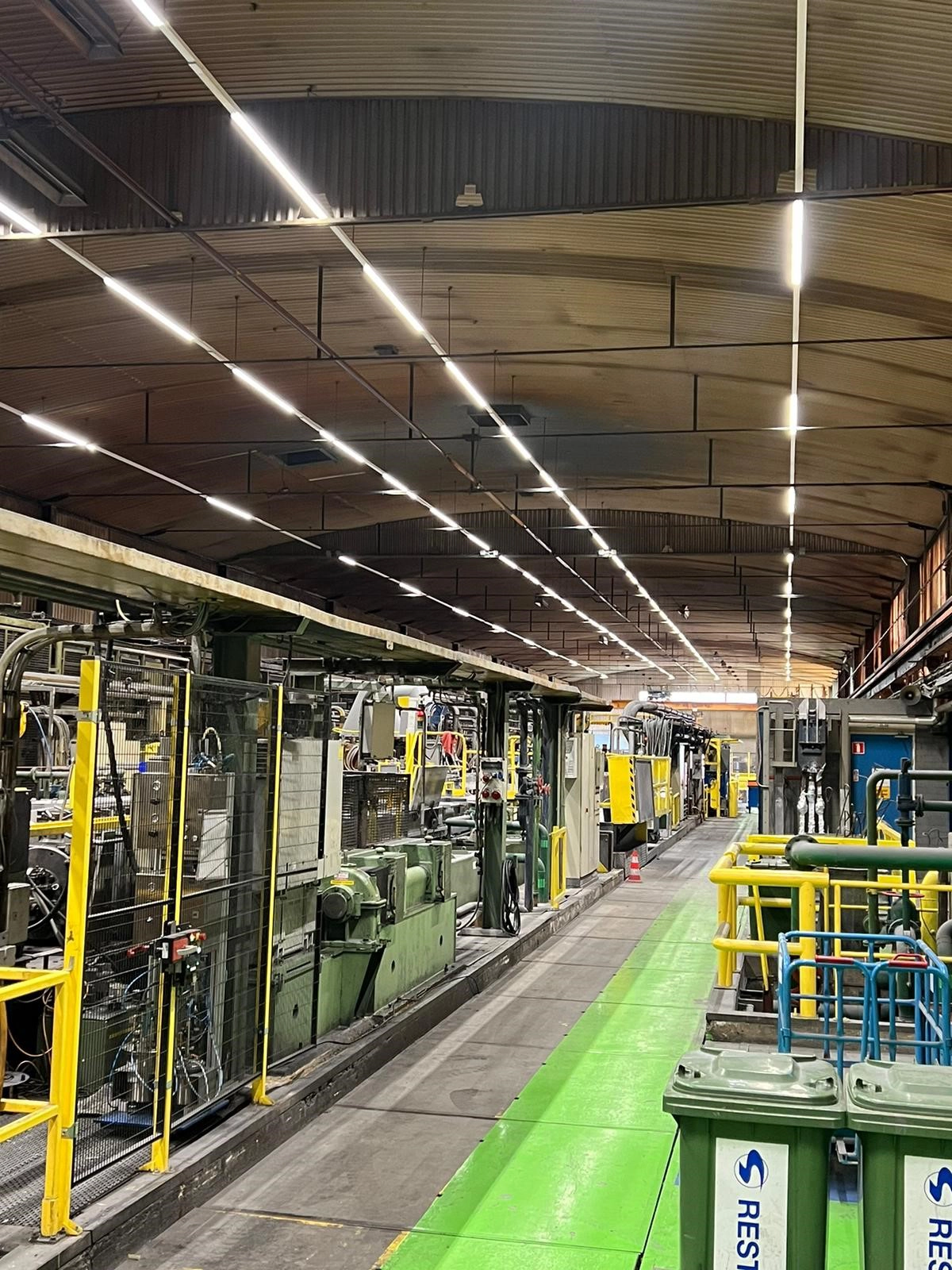 LED lijnverlichting bij Tata steel