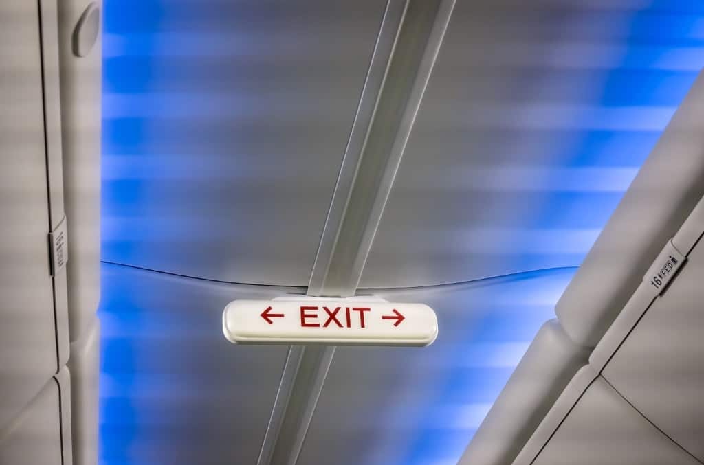 Noodverlichting exit bord